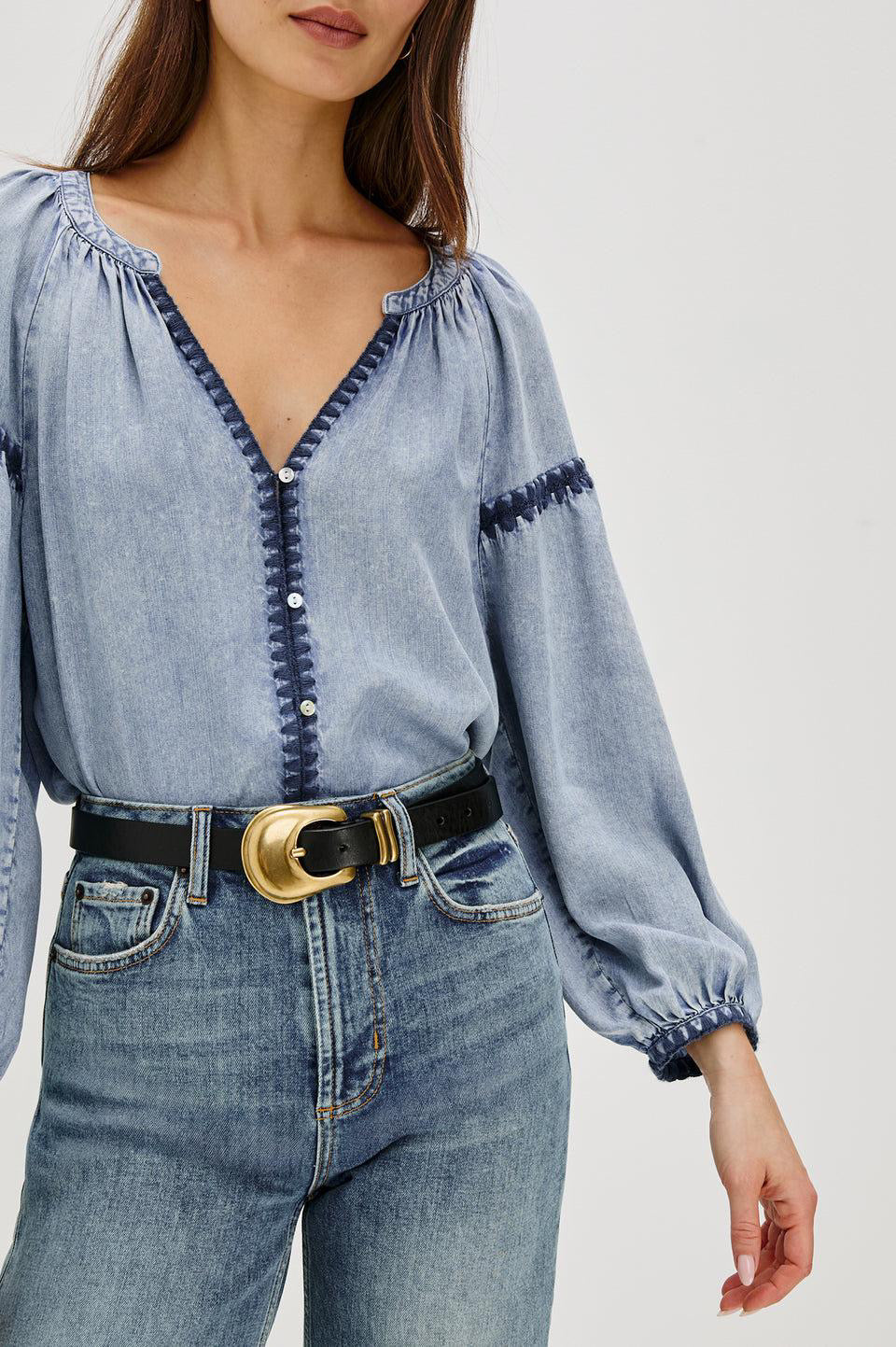 Toshi Top Medium Cloud Wash RALIS