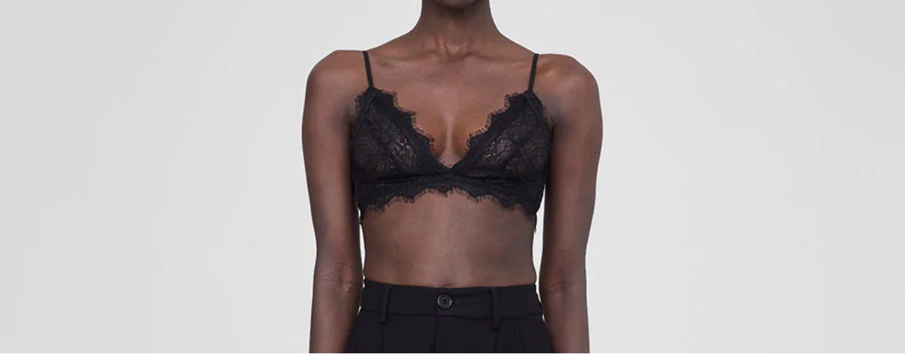 Lace Bra With Trim Black

ANINE BING