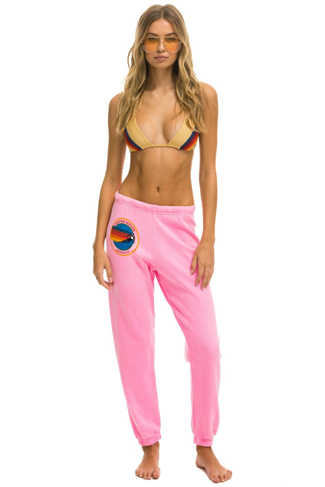 Aspen Sweatpants Neon Pink