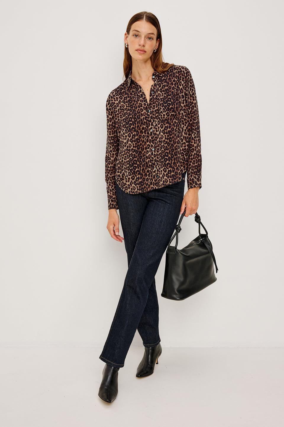 Josephine Shirt Browm Nala RAILS