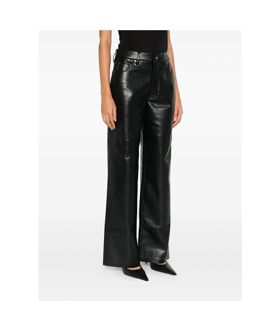 Manon Pant Black Recycled Leather