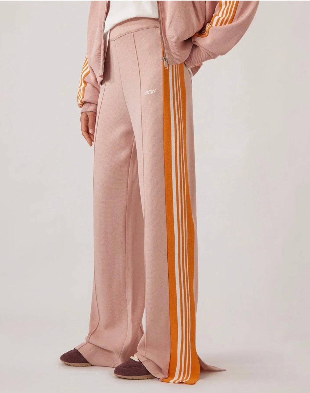 KNITTED TENNIS VISCOSE JOGGERS WOMAN