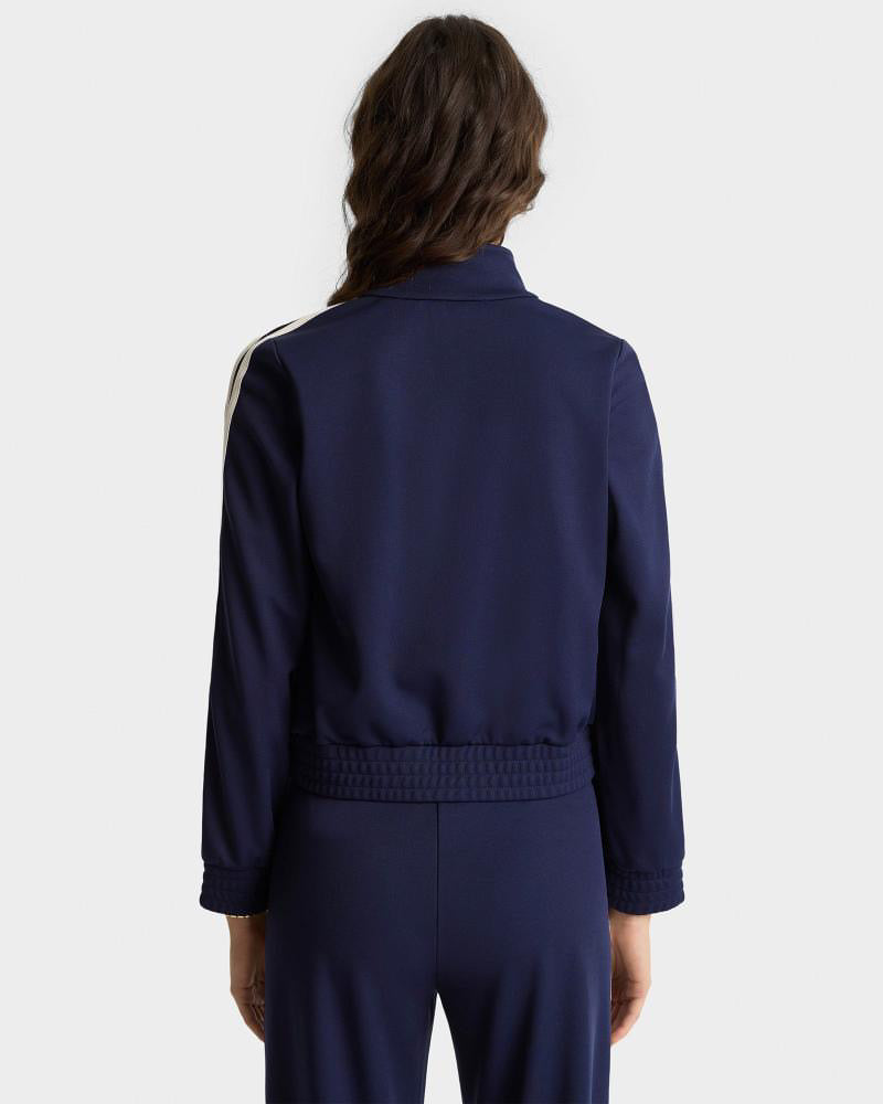 Crown Tennis Track Jacket Navy/White