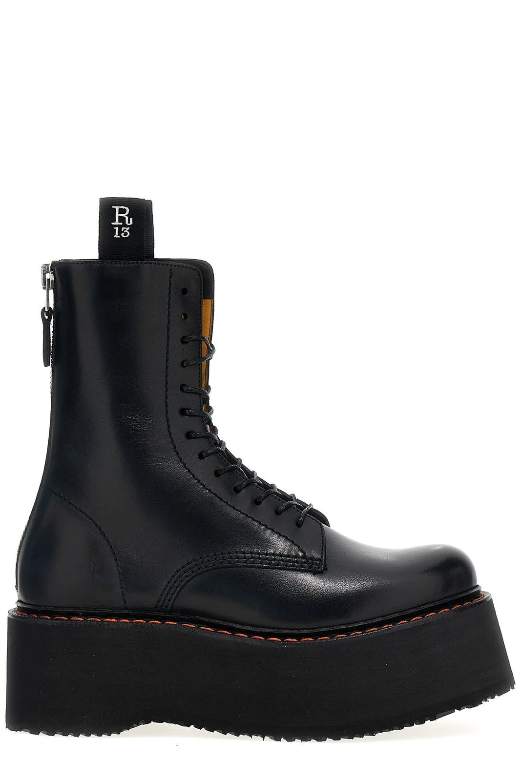 Double Stack Boot Black R13