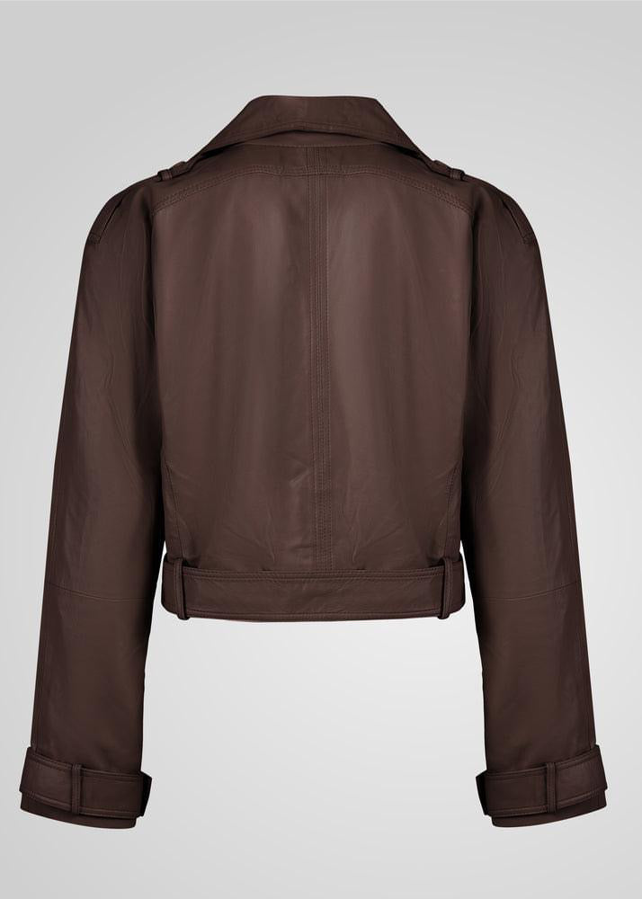 Romie Cropped Trench Biker Barcelona