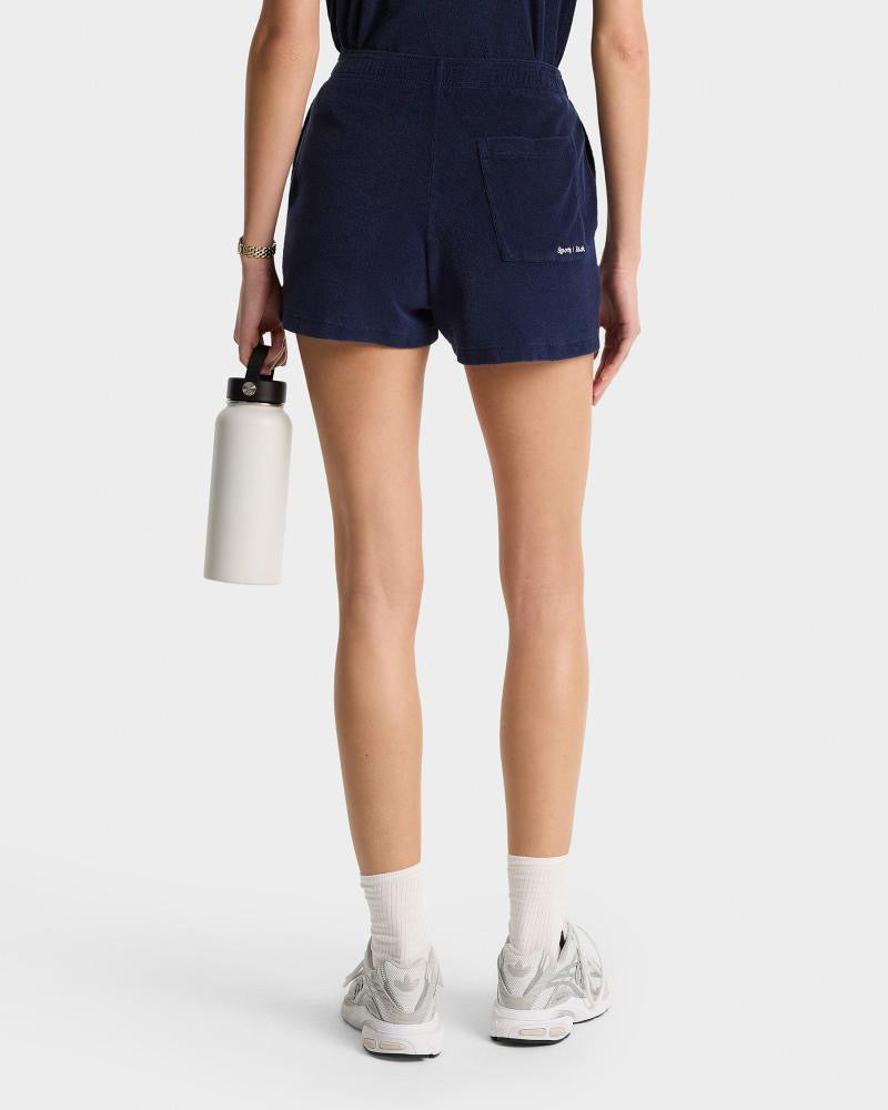 Eden Script Terry Short Navy/White