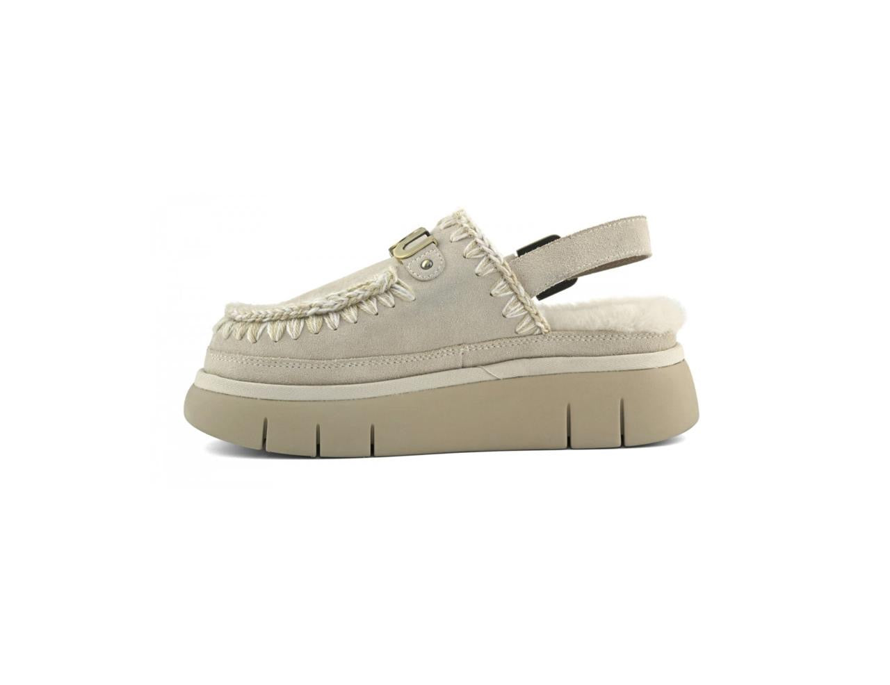 Bounce Clog Back Strap Chalk