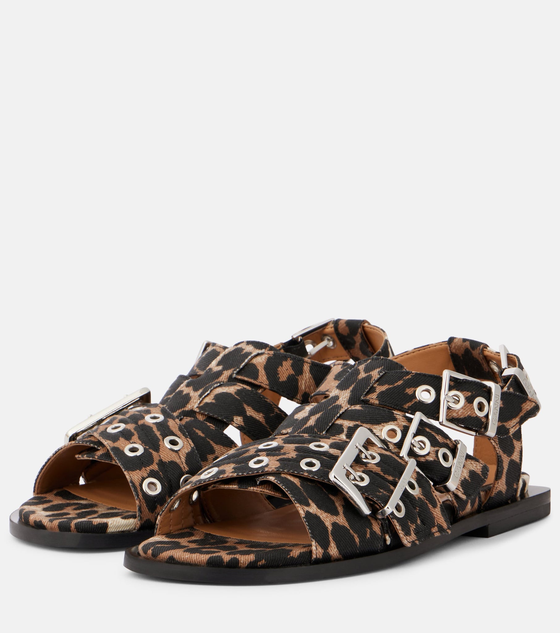 GANNI
Leopard-print sandals