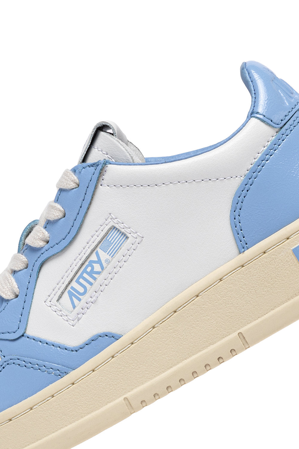 MEDALIST LOW SNEAKERS BICOLOR IN WHITE AND