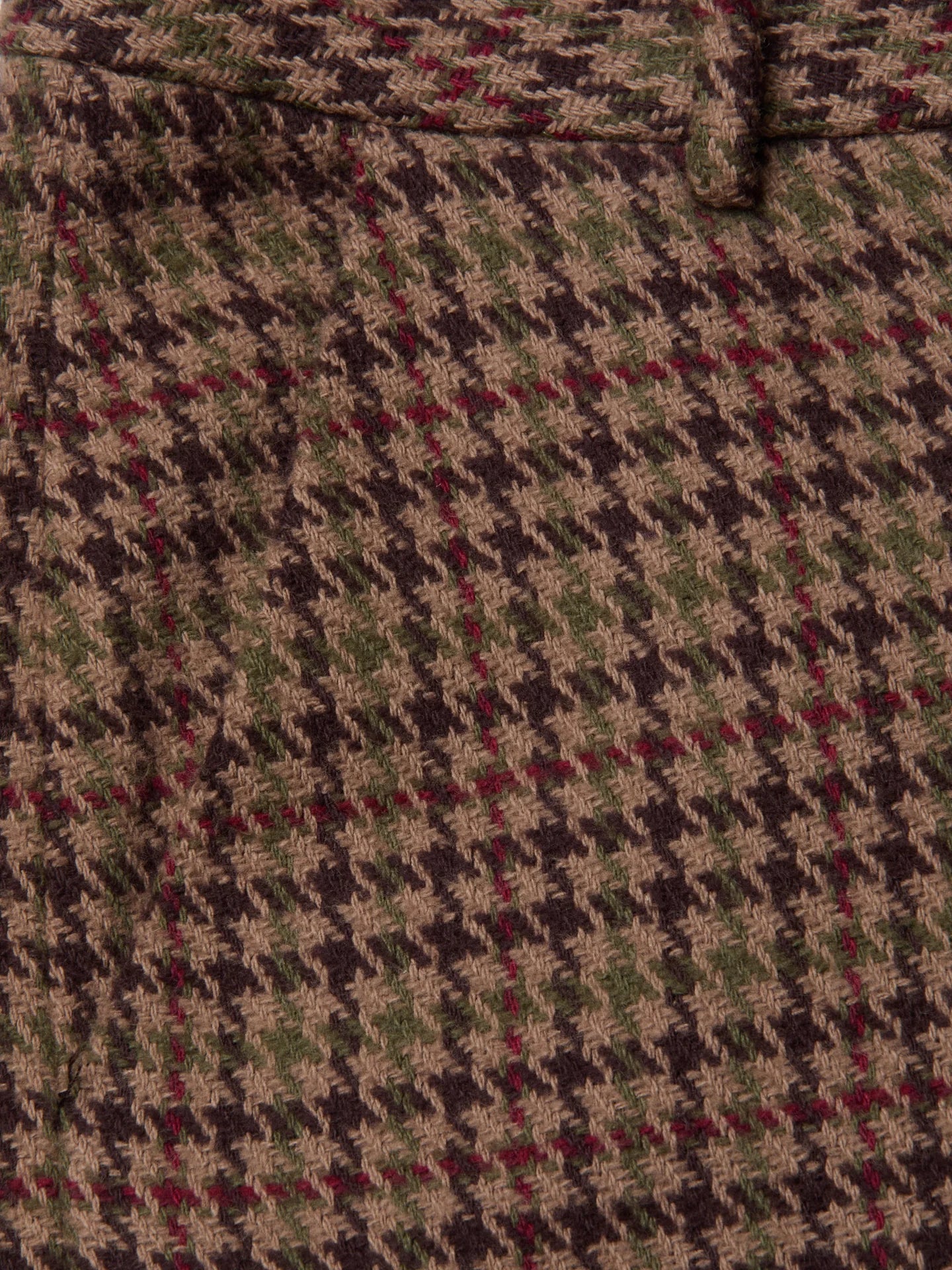 Pilar Houndstooth Wide-Leg Pant