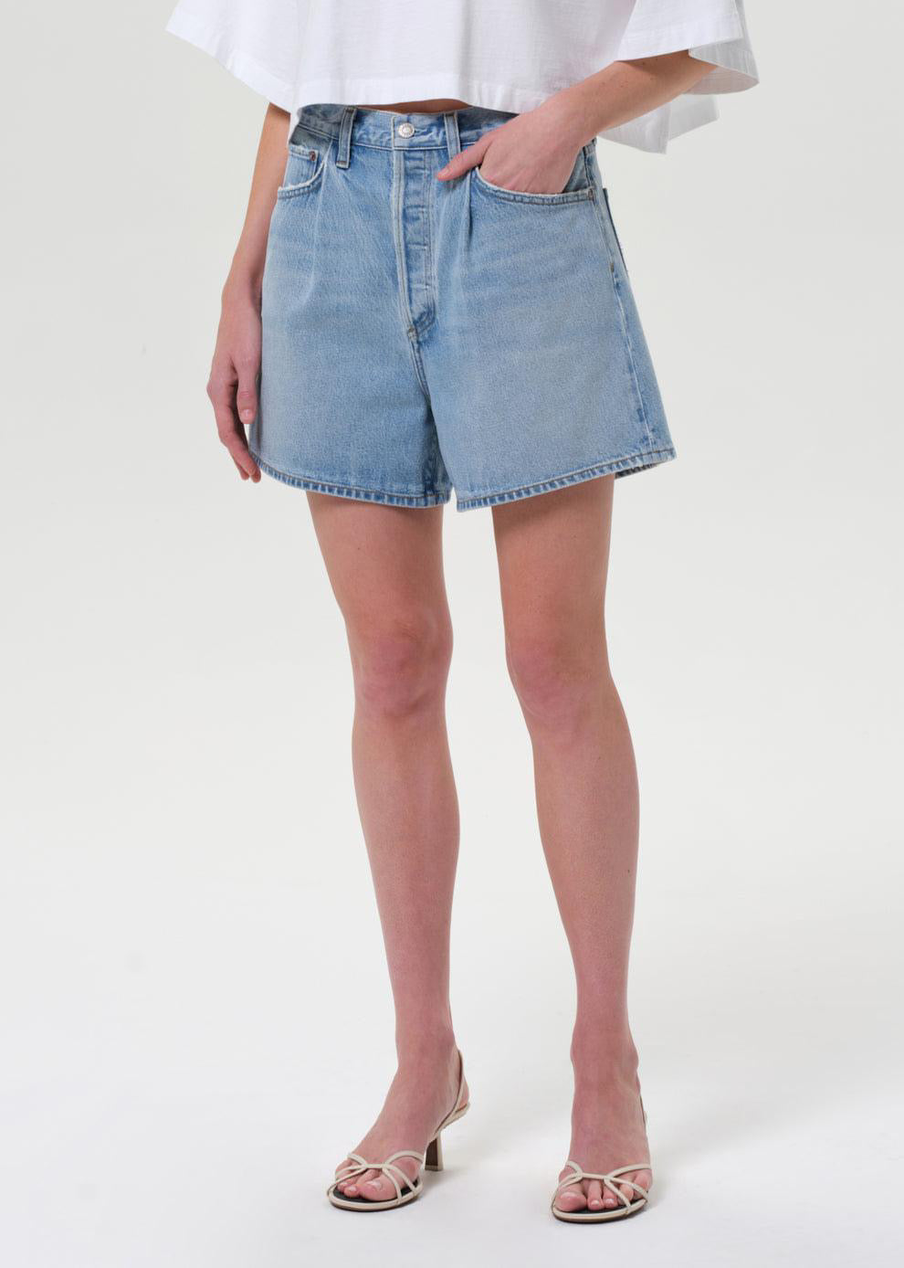 Rhoda Pleated A-Line Short Raft