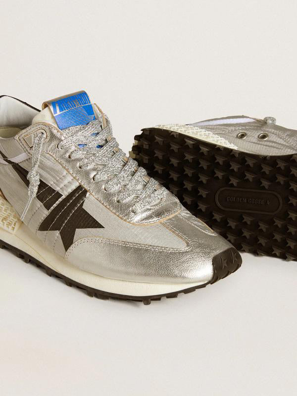Marathon With Silver Ripstop Nylon Upper And Black Star