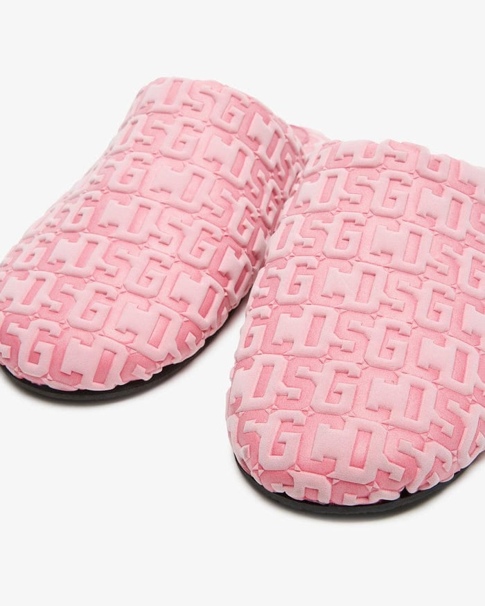 Gcds Monogram Slippers pink