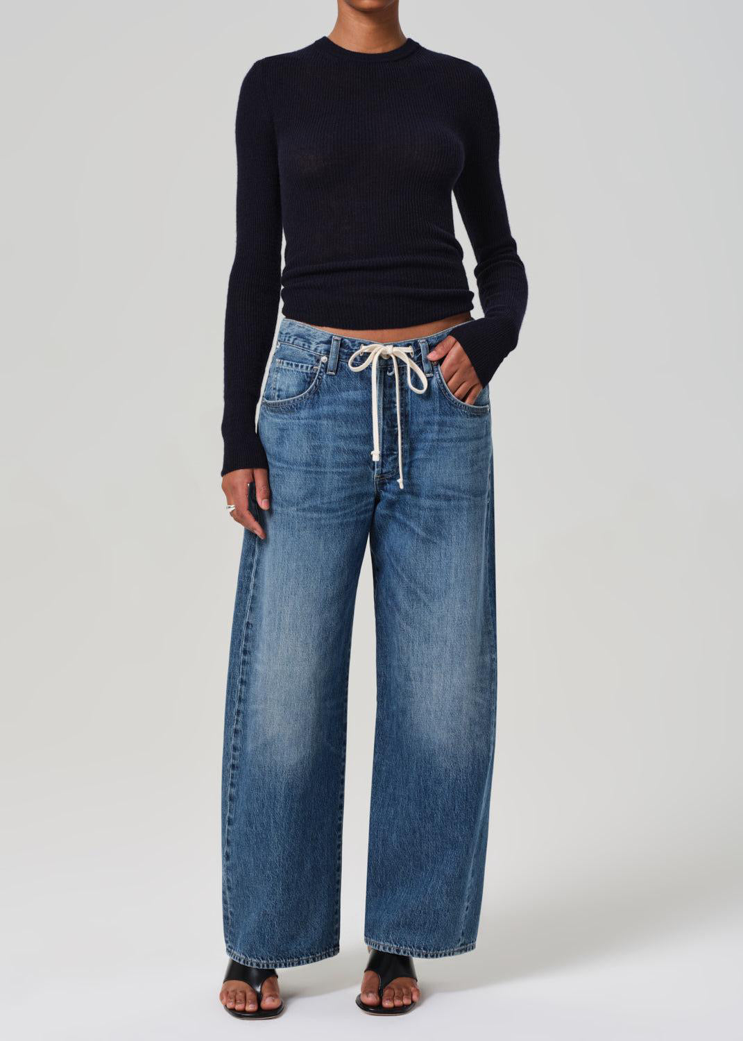 Brynn Drawstring Trouser Atlantis CITATION