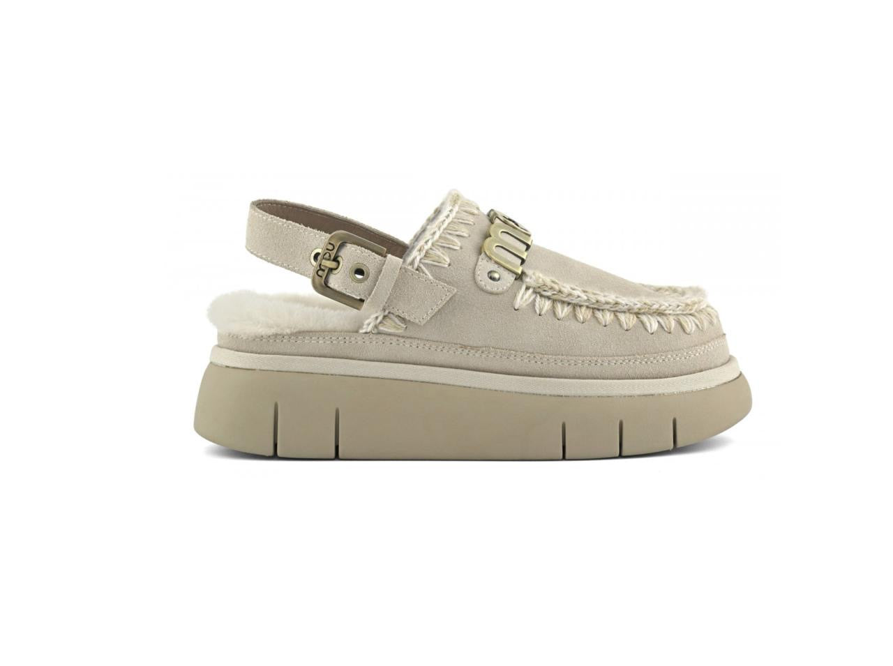 Bounce Clog Back Strap Chalk