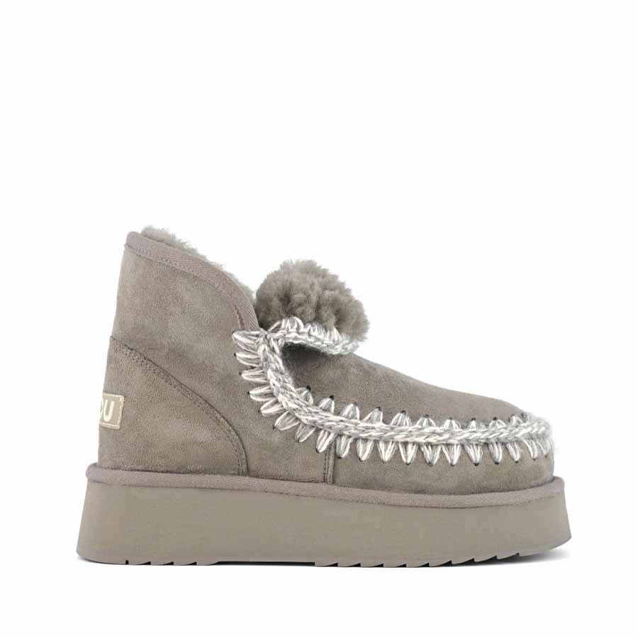 Mini Eskimo Platform Boot New Grey