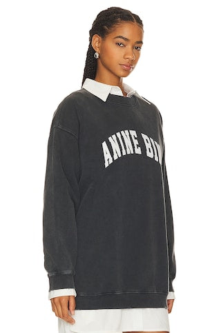 Ramona Sweatshirt University New York Washed Black