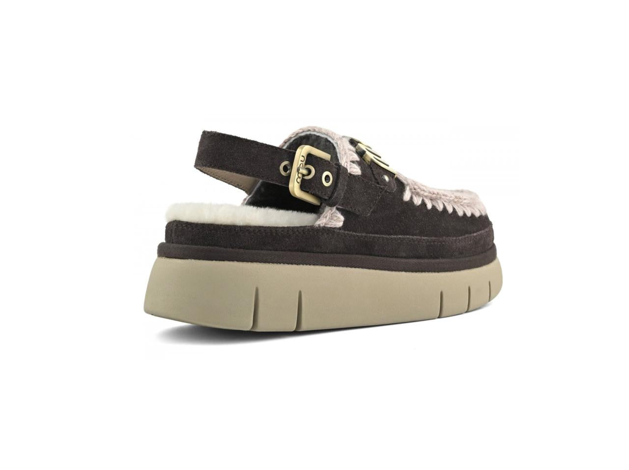 Bounce Clog Back Strap Mocha