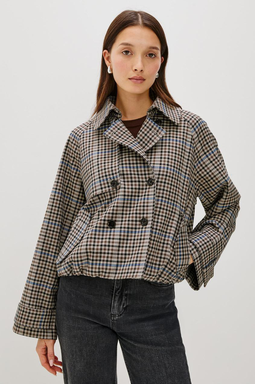 Jett Jacket Mocha Check