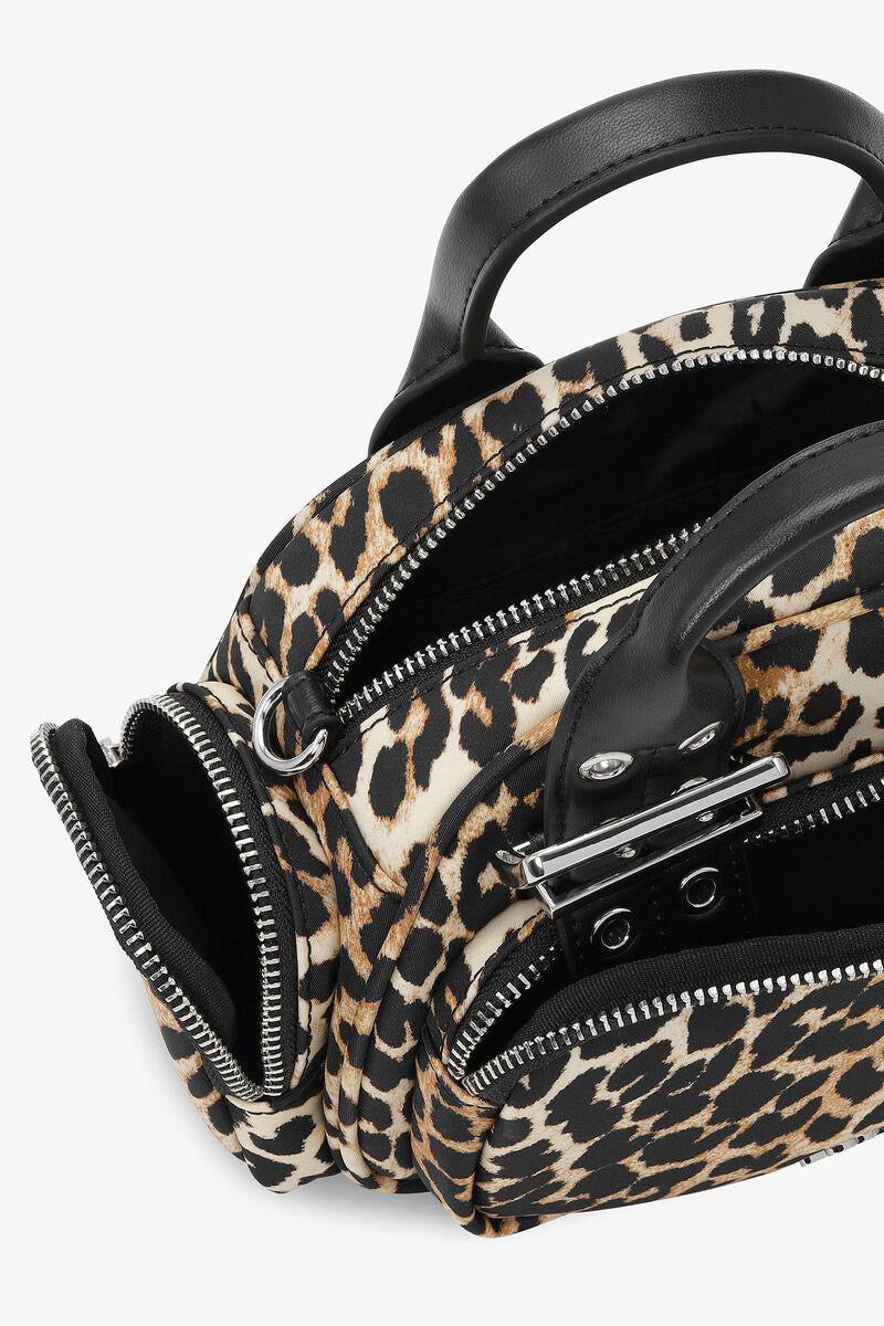 GANNI - Leopard Mini Polochon Bag