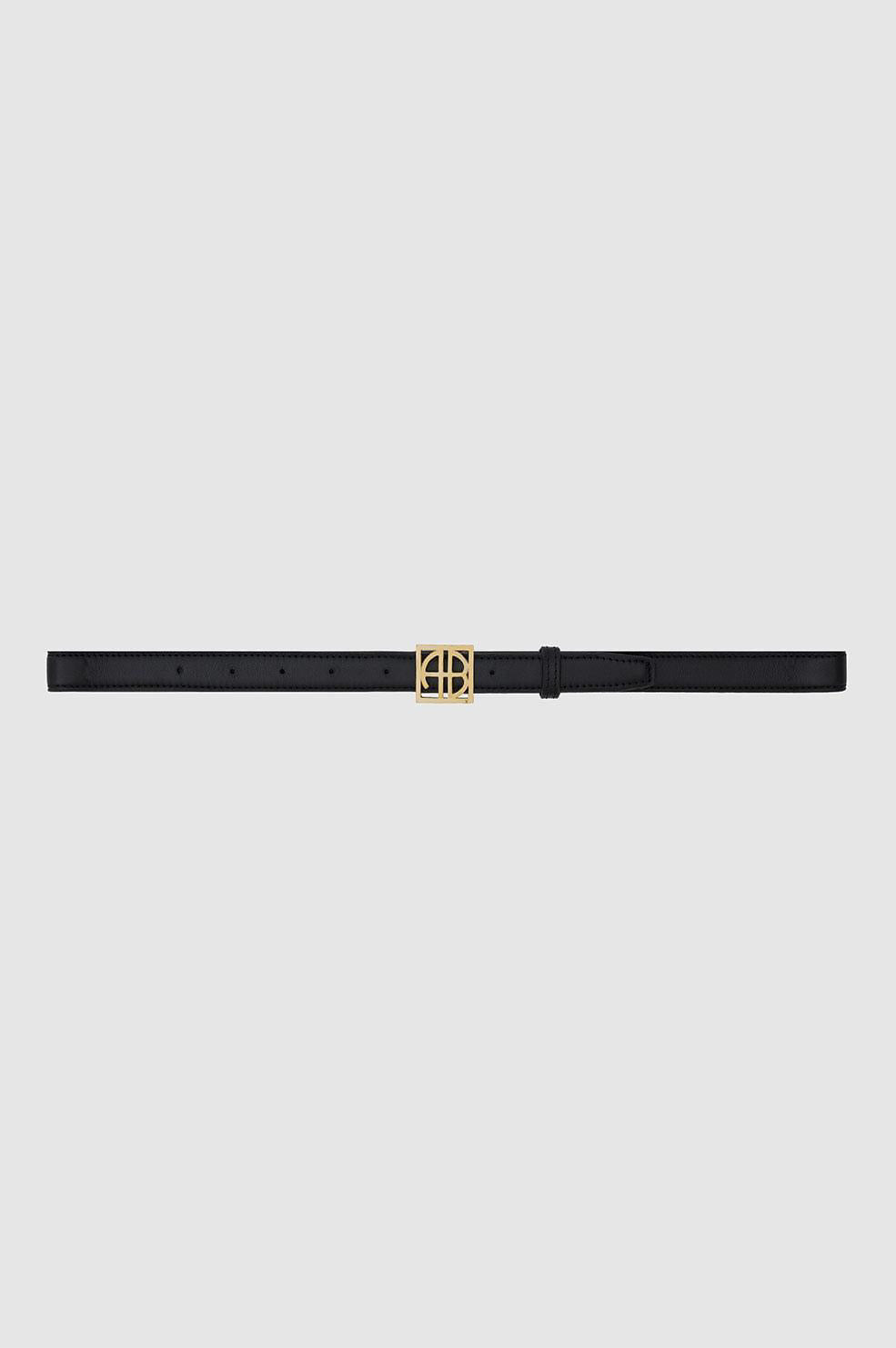 Monogram Belt Black