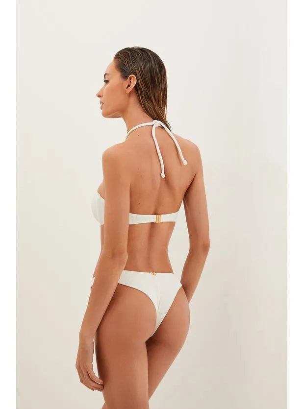 TOP CAROL KIANA WHITE E CALCINHA BÁSICA CHEEKY WHITE.