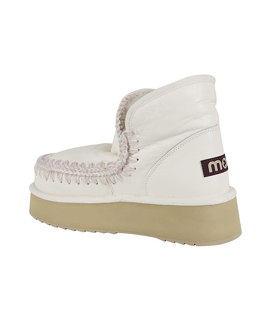 Mini Eskimo Platform Boot Waxi White