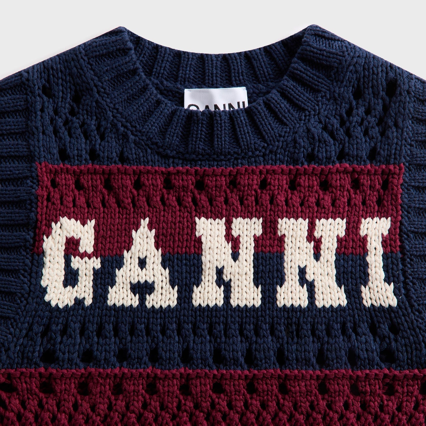 Ganni
Cotton Mix Striped Vest