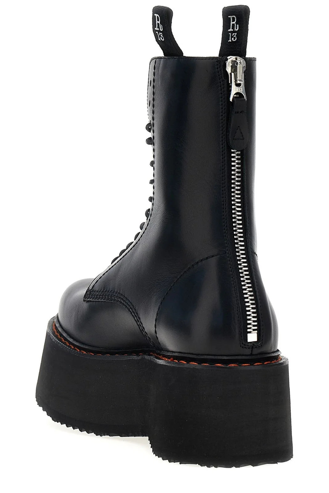 Double Stack Boot Black R13