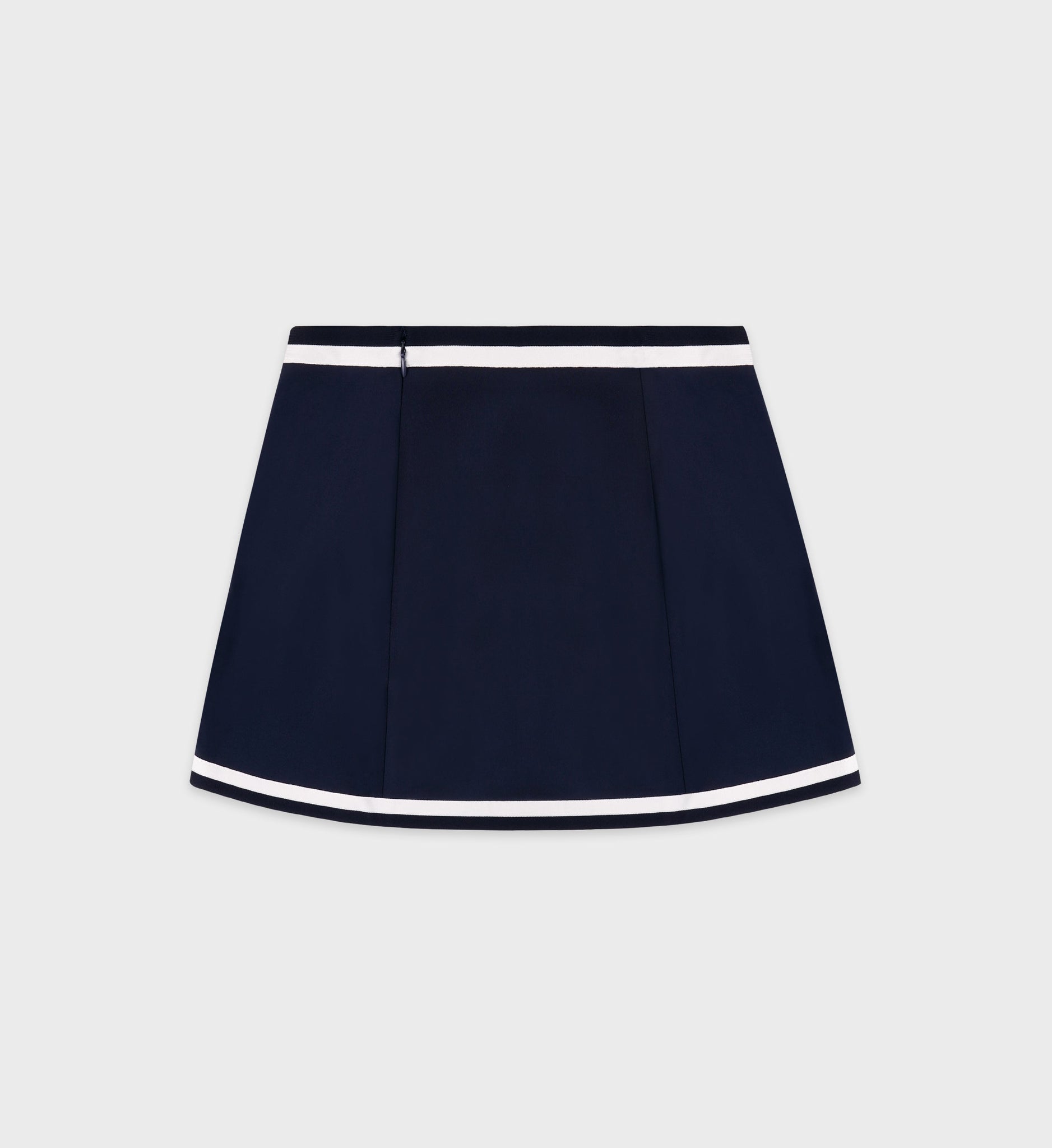 SPORTY & RICH X HOTEL EDEN ROC
Eden Crest Embroidered Mila Skirt - Navy/White
