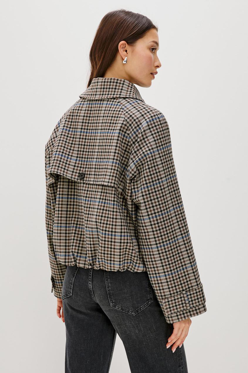 Jett Jacket Mocha Check