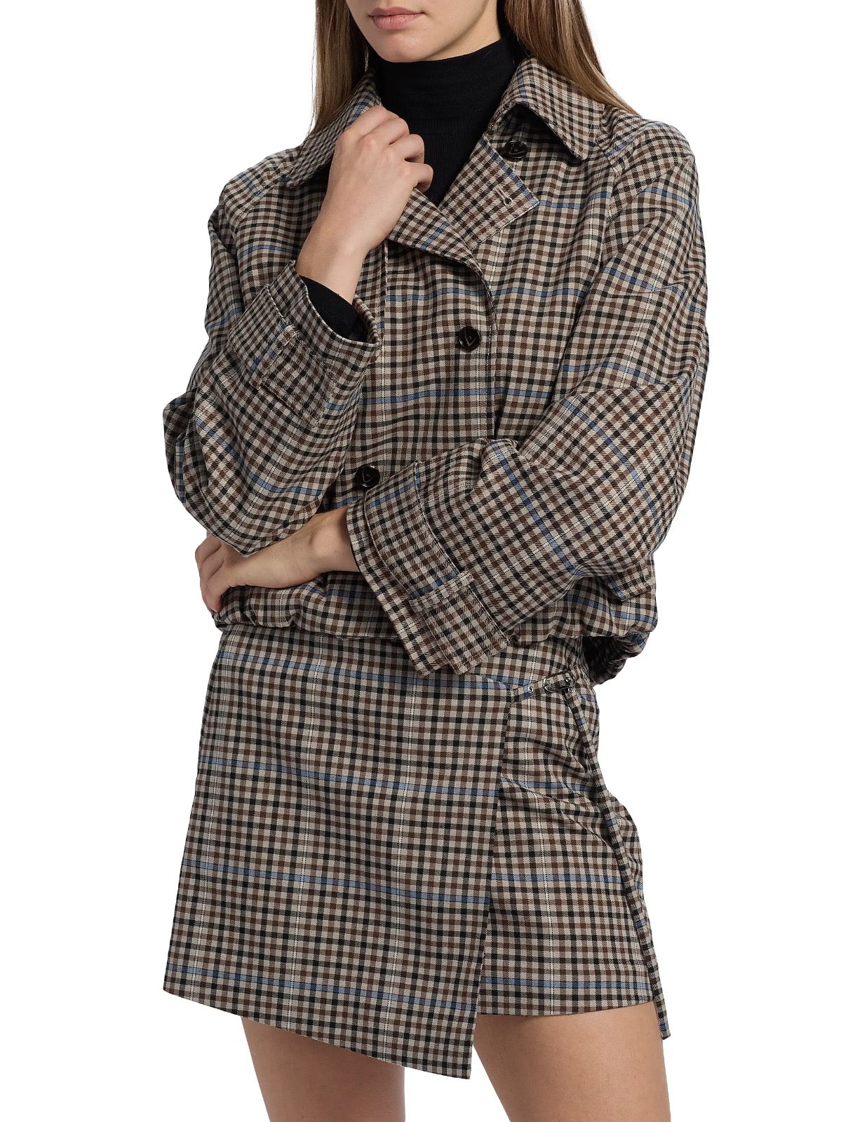 Jett Jacket Mocha Check