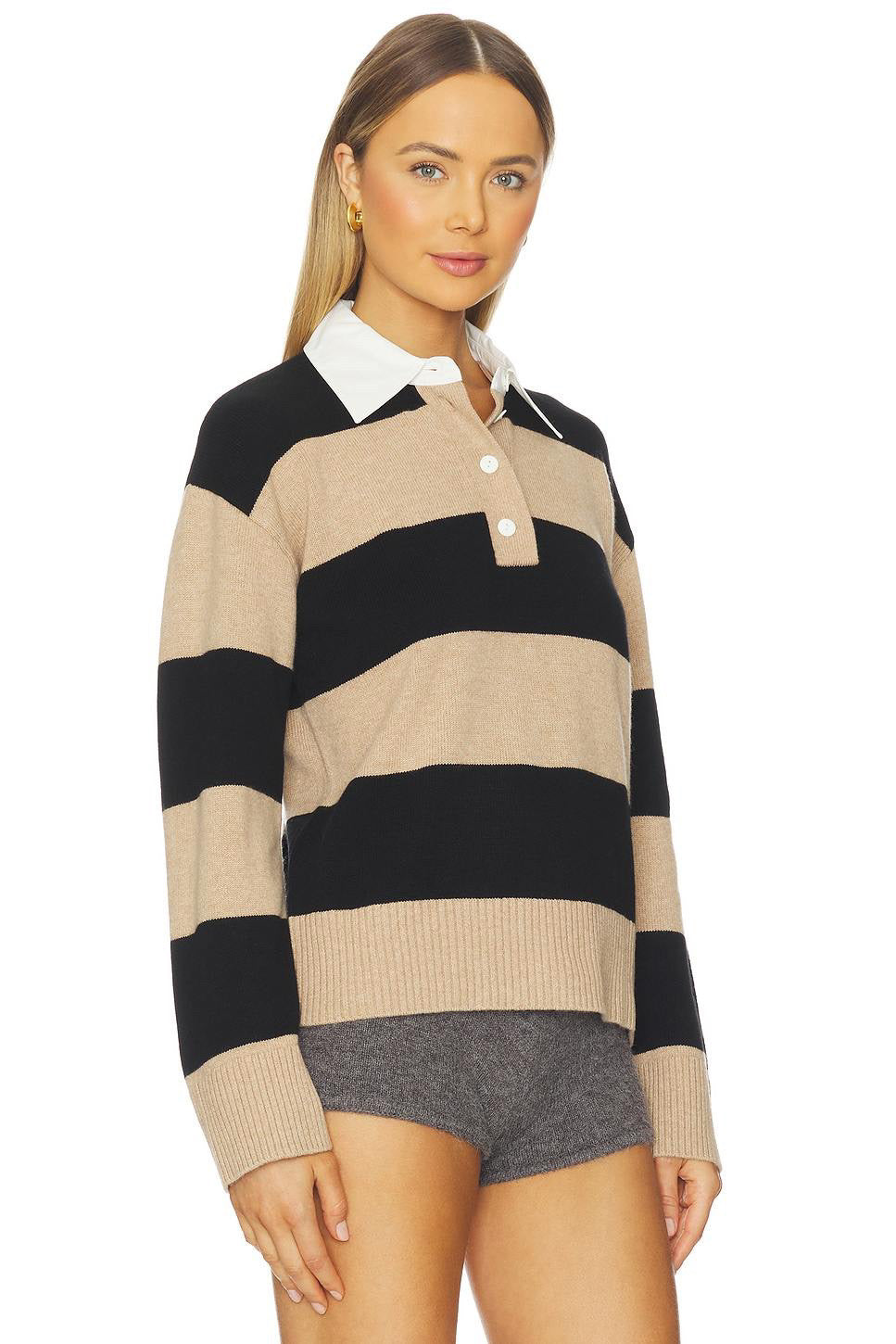 Paxton Sweater Oatmeal Black