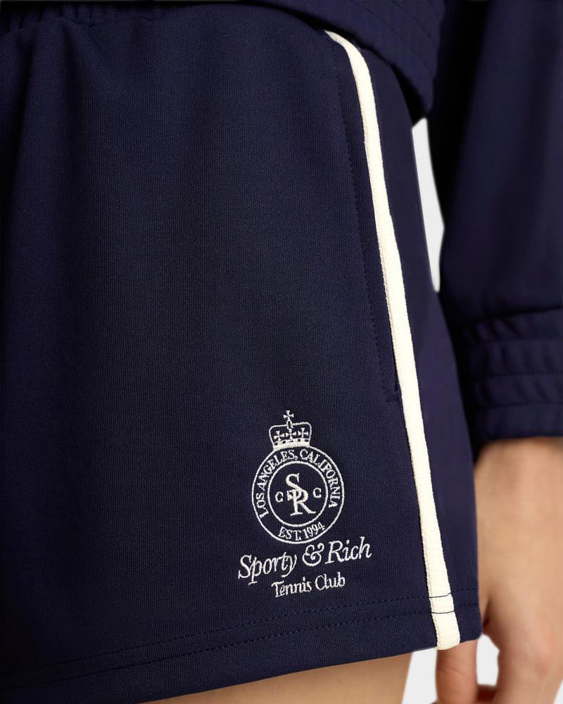 Crown Tennis Roller Short Navy/White