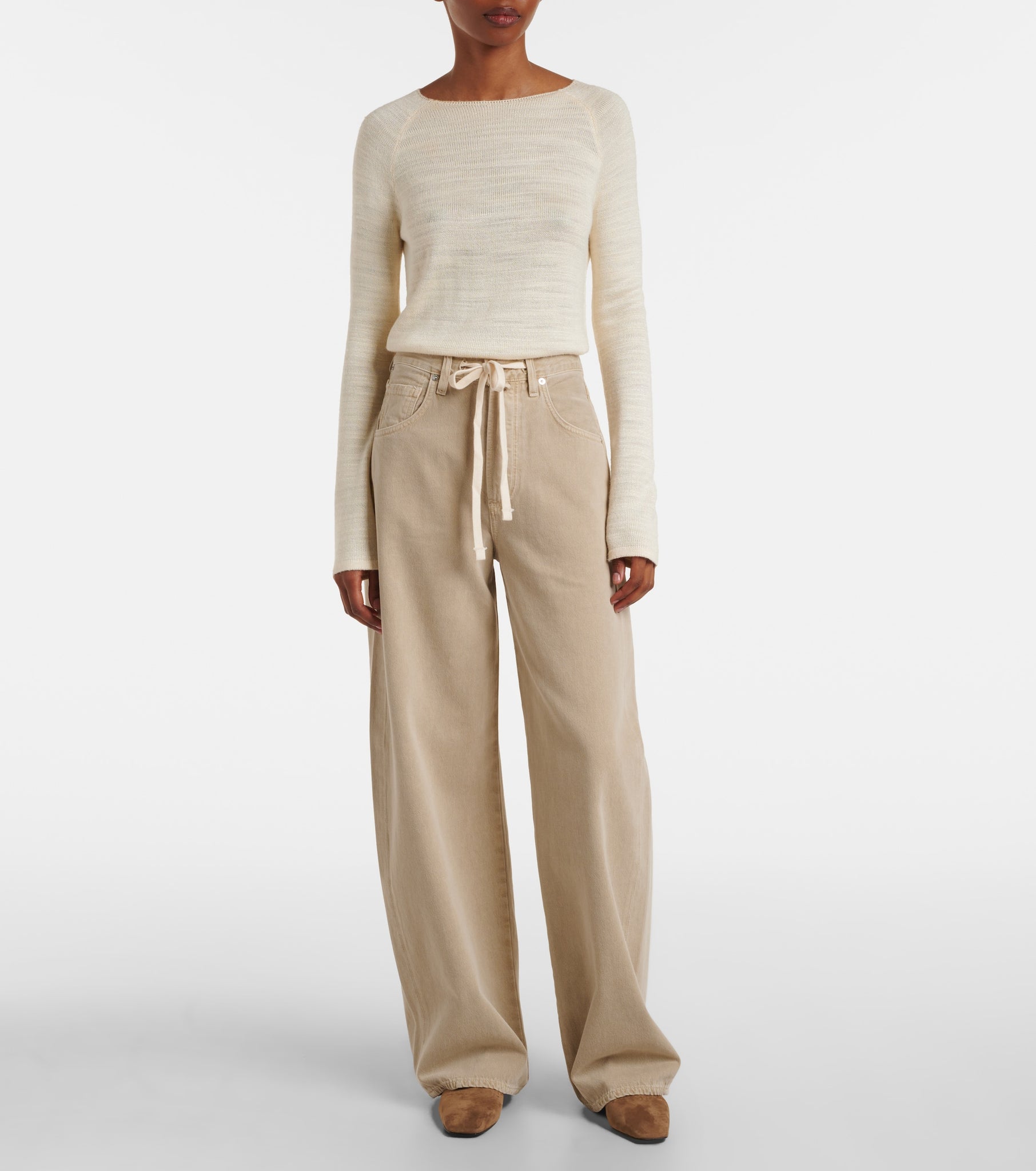 Brynn Drawstring Trouser Burnished Quart Citizens of Humanity