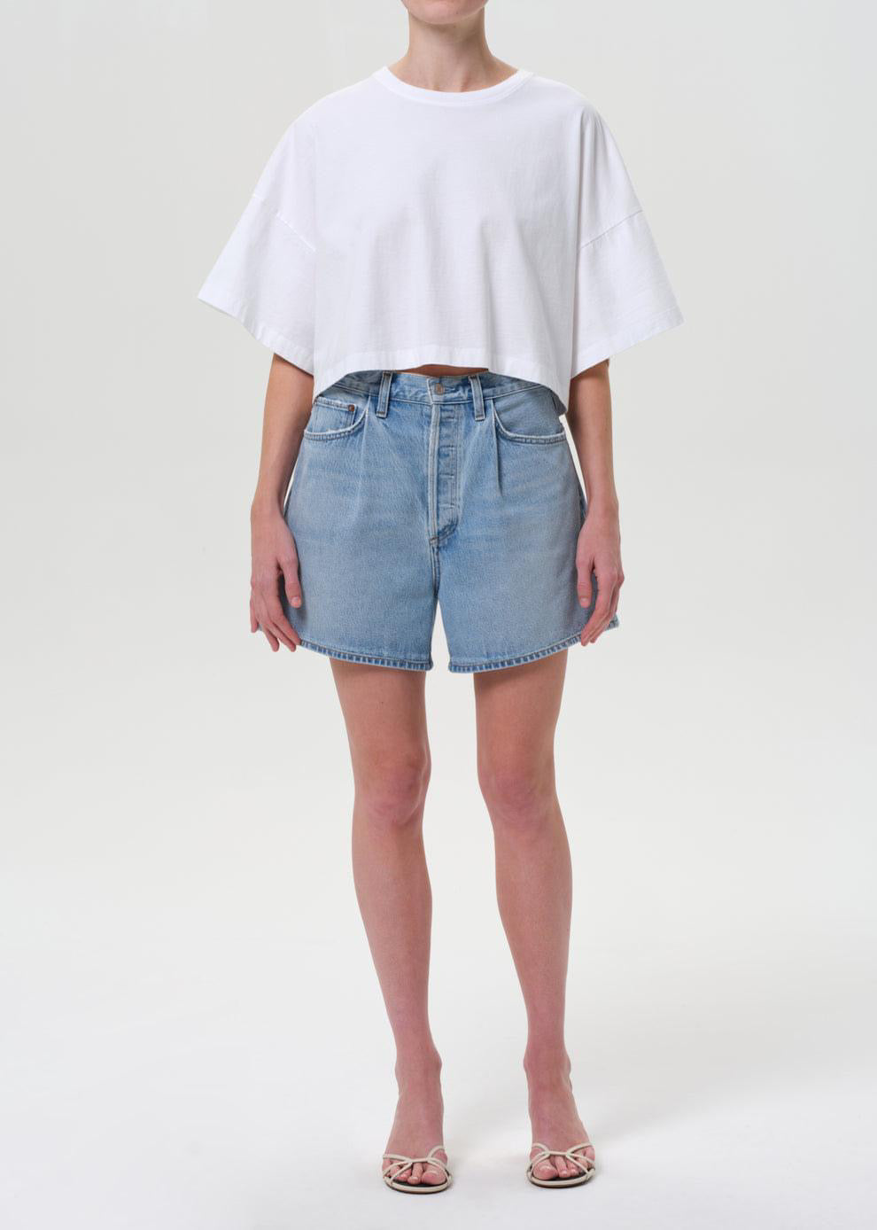 Rhoda Pleated A-Line Short Raft