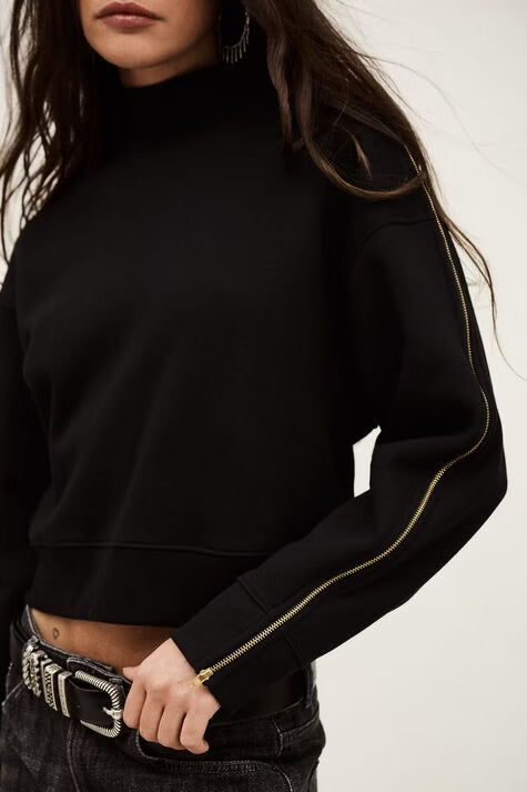 DAKY
Sweatshirt court zippé