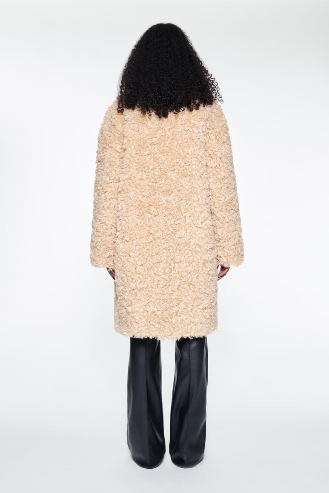 Camille Cocoon Coat Natural Beige