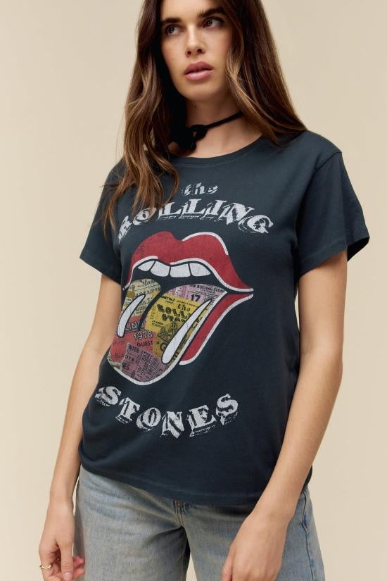 Rolling Stones Ticket Fill Tongue Tour Tee