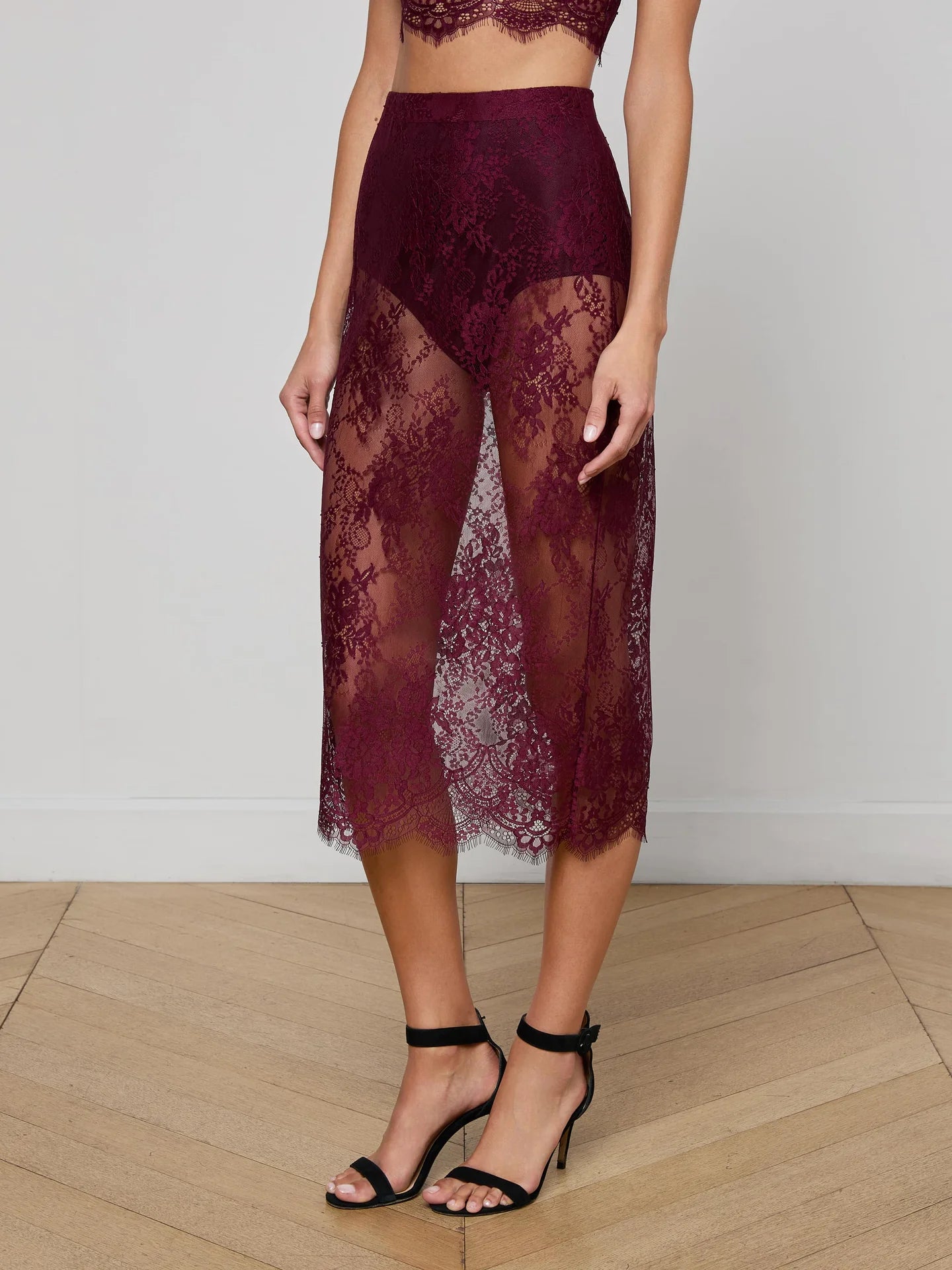Makena Lace Pencil Skirt