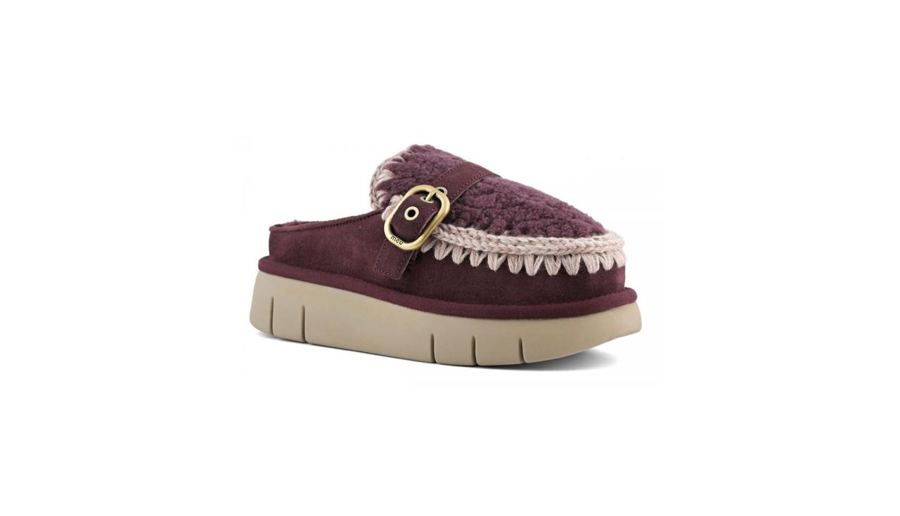Bounce Clog Slip On Cabernet