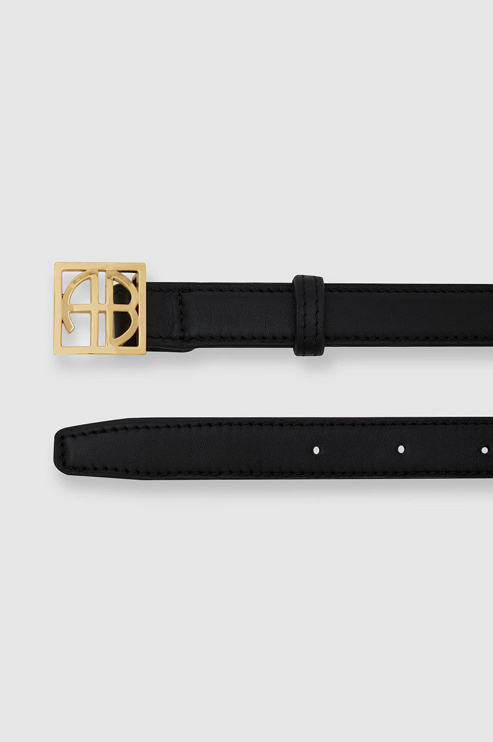Monogram Belt Black