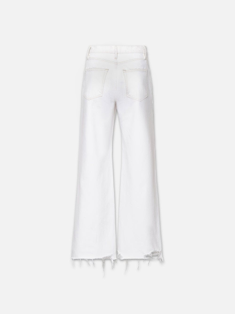 The Relaxed Straight In White Modern Chew