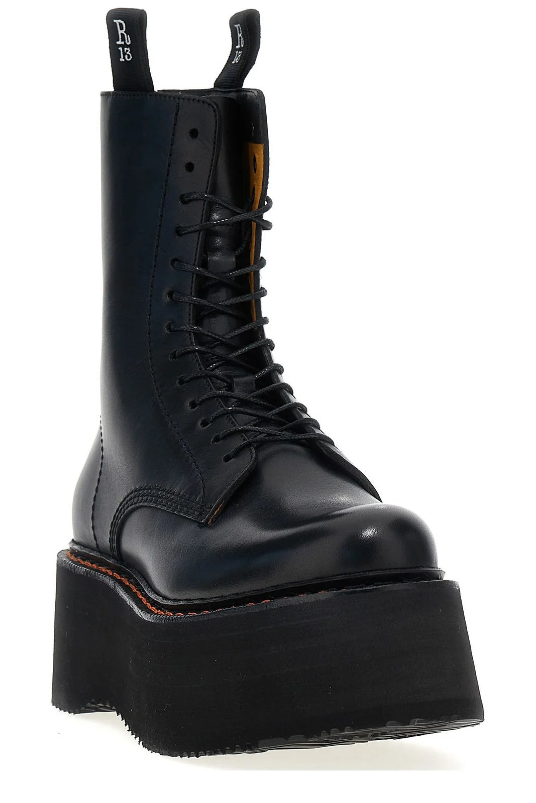 Double Stack Boot Black R13