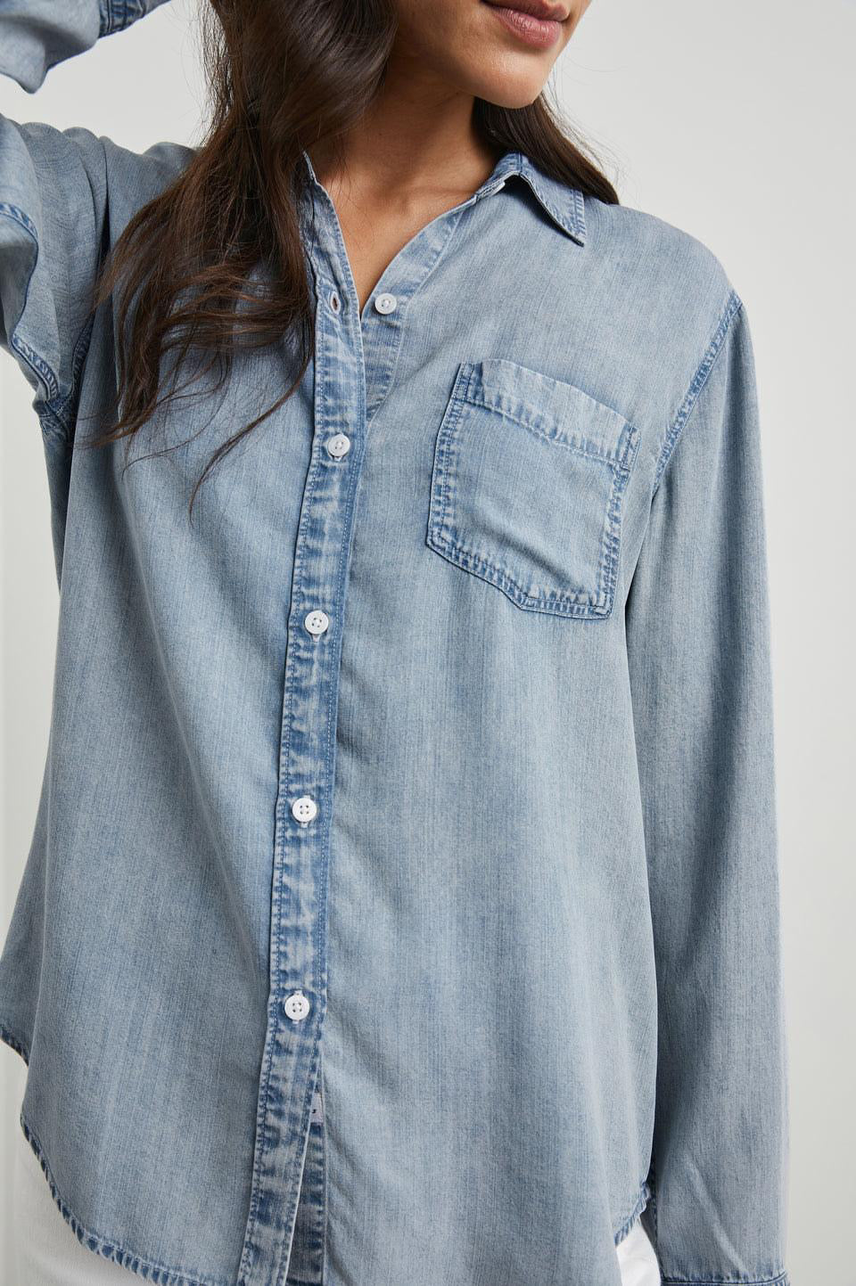 Ingrid Shirt Med Vintage Cloud Wash