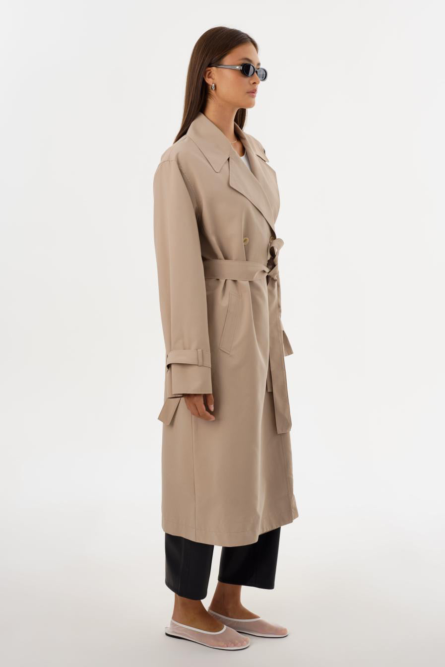 Colette Trench Coat Khaki