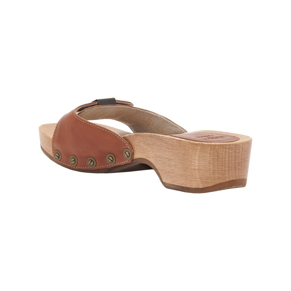 Dr. Scholl's Clog Sandal Cuoio Leather