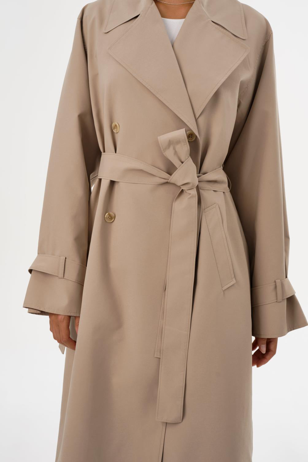 Colette Trench Coat Khaki