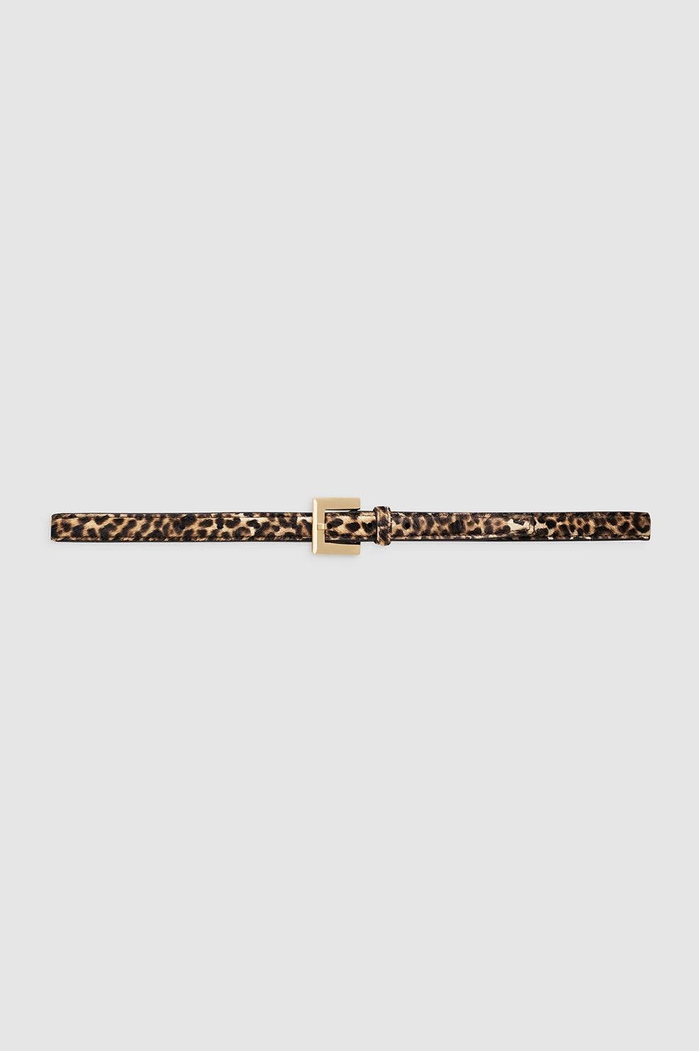 Nicola Belt Leopard Calf Hair ANINE Bing