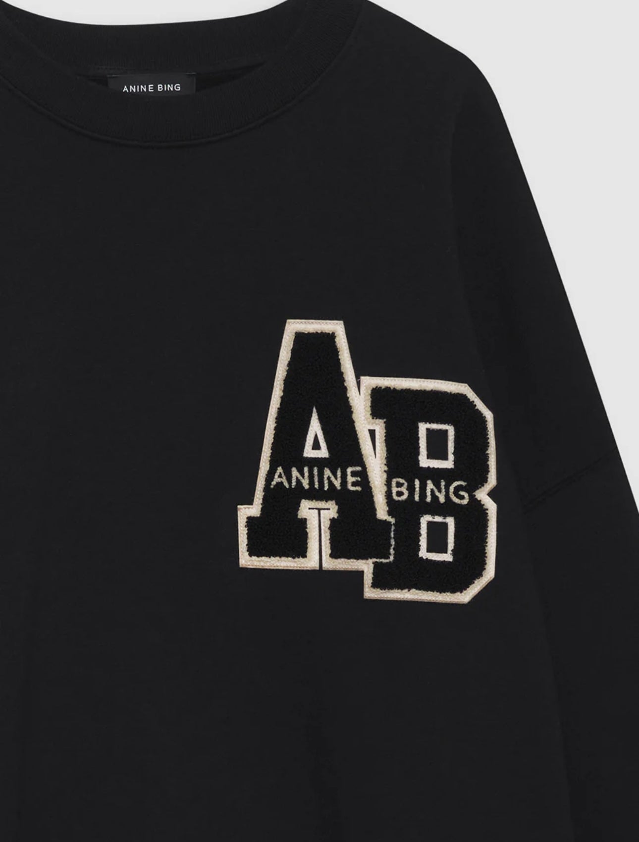 OVERSIZED SWEATSHIRT LETTERMAN